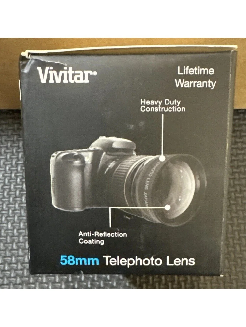 Vivitar 2.2X 58mm Pro Telephoto Lens For 58mm Lens HD4 Optics